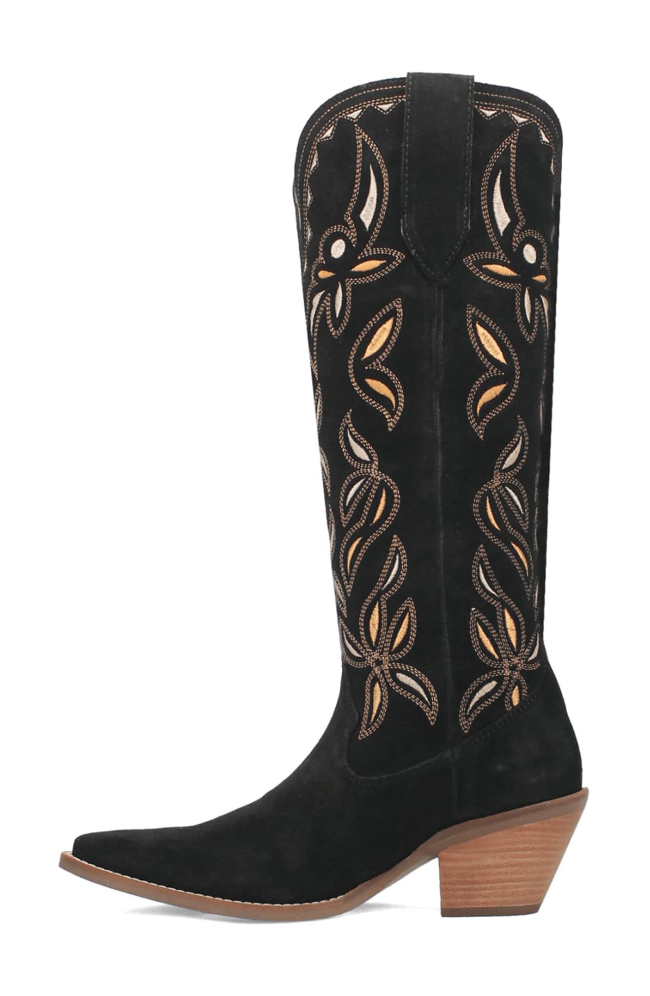 Dingo Bandelera Knee High Western Boot, Alternate, color, 