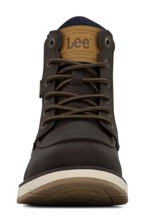 Lee Waylon Lace-up Boot In Brown