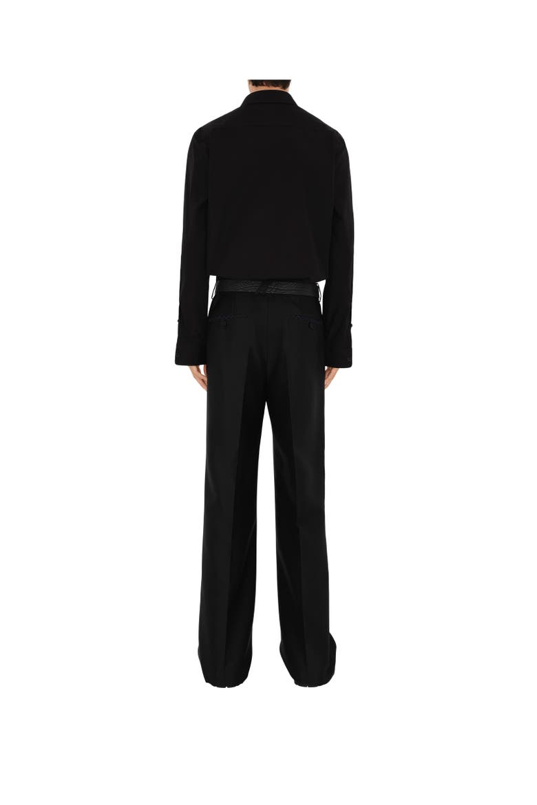 Cotton Formal Shirt, Alternate, color, Black