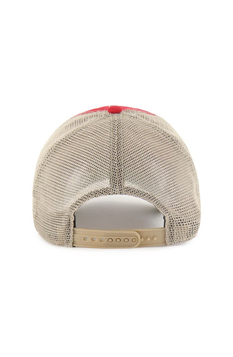 '47 Men's '47  Red Kansas City Chiefs Wabash Trucker Clean Up Adjustable Hat, Alternate, color, 