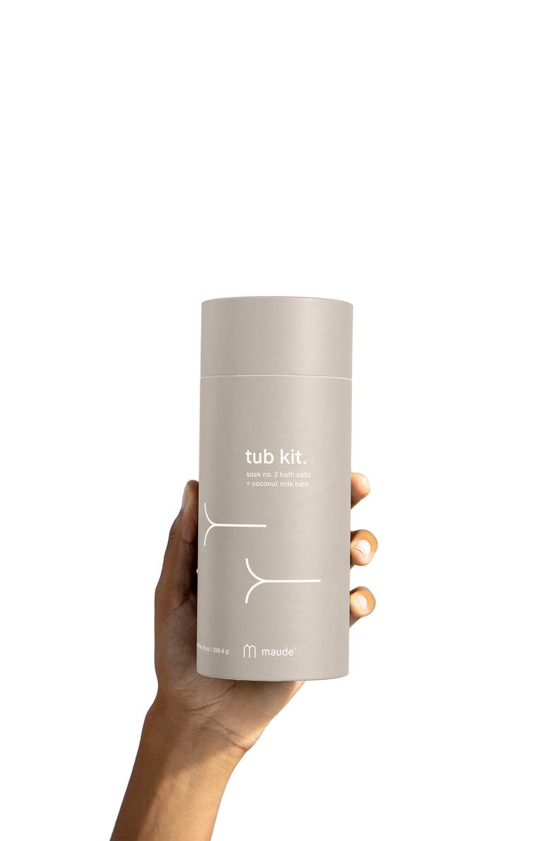 maude Tub Kit No. 1 Bath Salts & Coconut Milk Bath Soak Set, Alternate, color, 