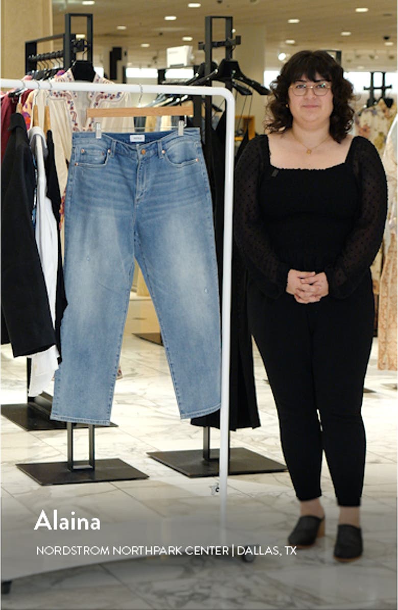 Monroe High Waist Crop Cigarette Jeans, sales video thumbnail