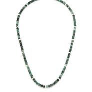 Jan Leslie Gemstone Beaded Necklace With Sterling Silver Lobster Closure