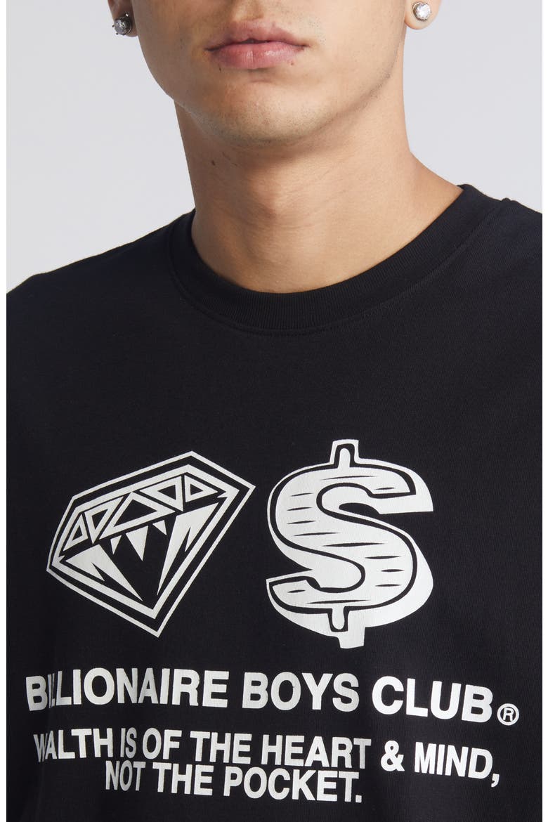 Wealth Cotton Graphic T-Shirt, Alternate, color, BLACK