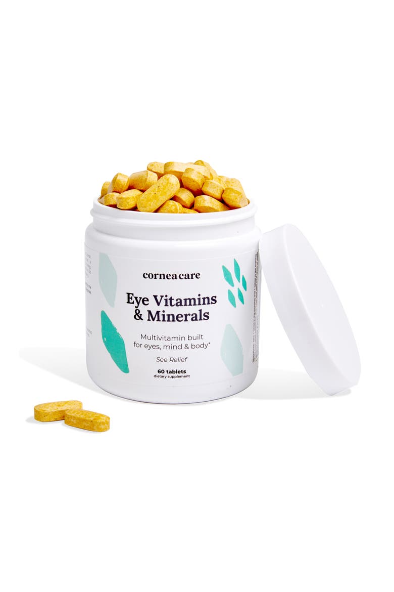 Eye Vitamins and Minerals for Eyes ,Mind & Body, Main, color, White