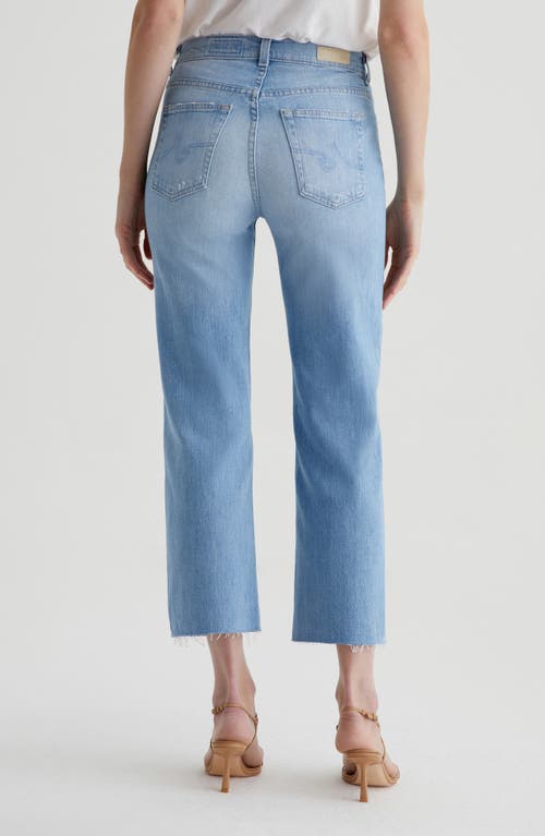 Ag Brinley Mid Rise Crop Straight Leg Jeans In Dana Point
