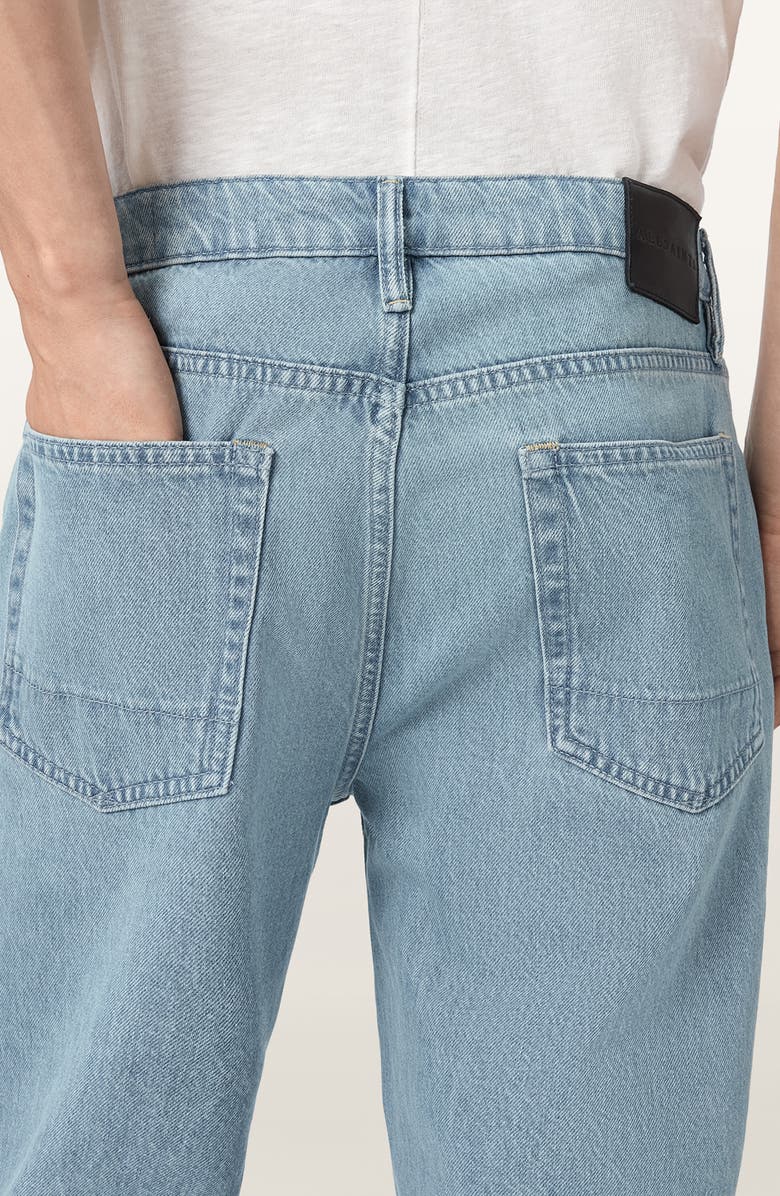AllSaints Reid Cloud Straignt Leg Jeans, Alternate, color, Ice Indigo