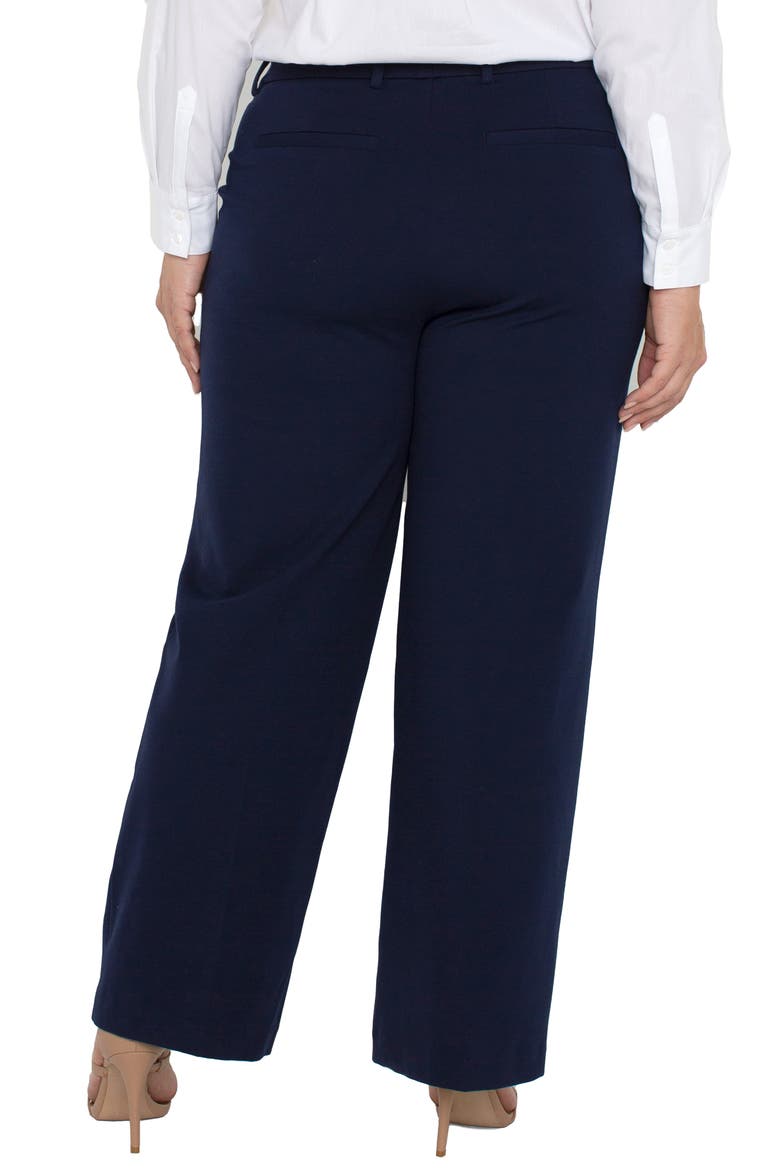 Kelsey Wide Leg Knit Pants, Alternate, color, CADET BLUE