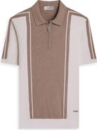 Bugatchi Quarter Zip Polo Sweater
