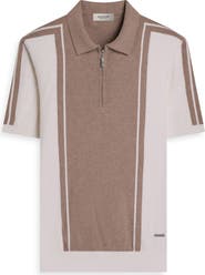 Bugatchi Quarter Zip Polo Sweater