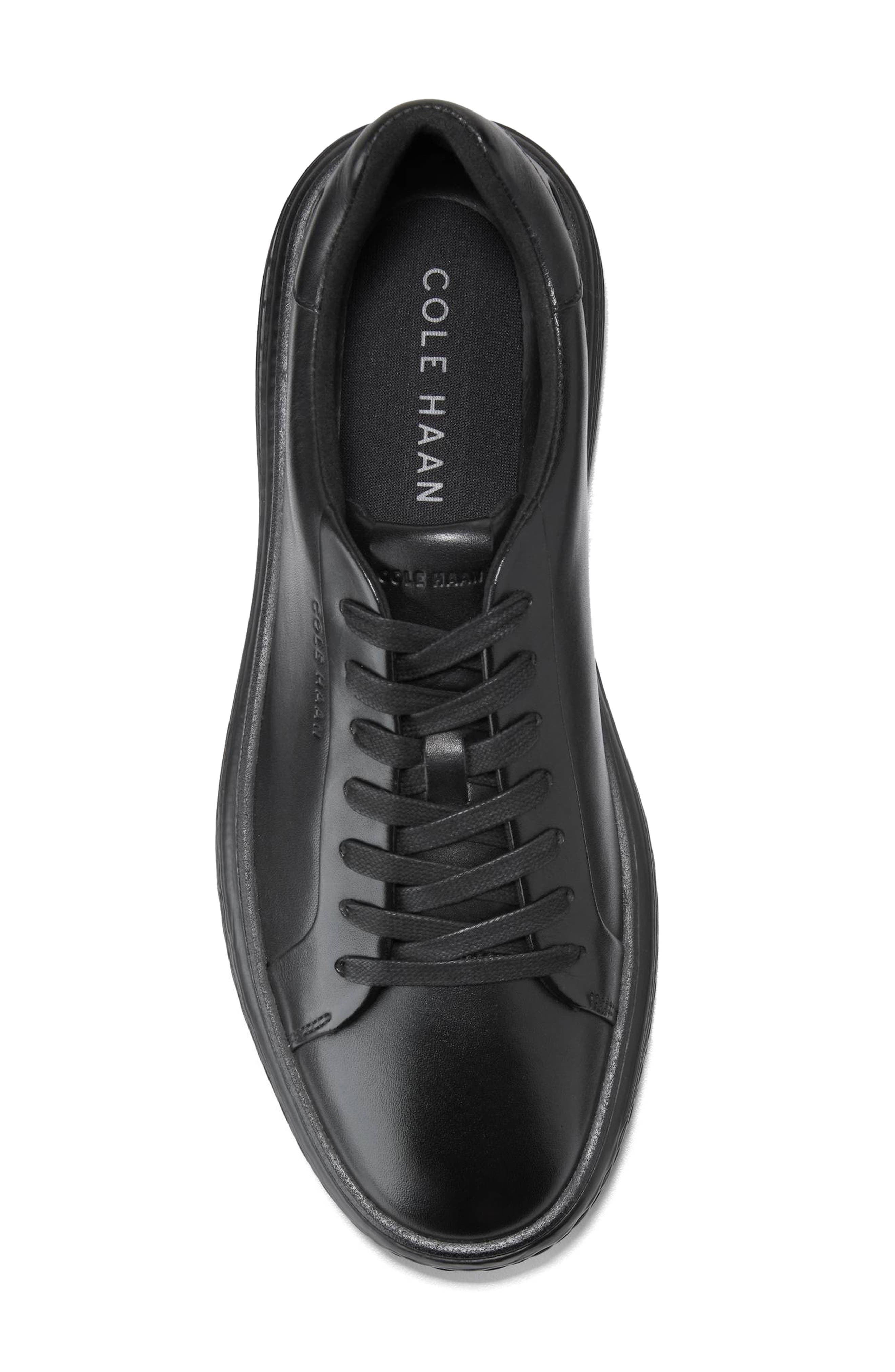 Cole Haan GrandPro Court SkyWeave Sneaker, Alternate, color, Black / Black