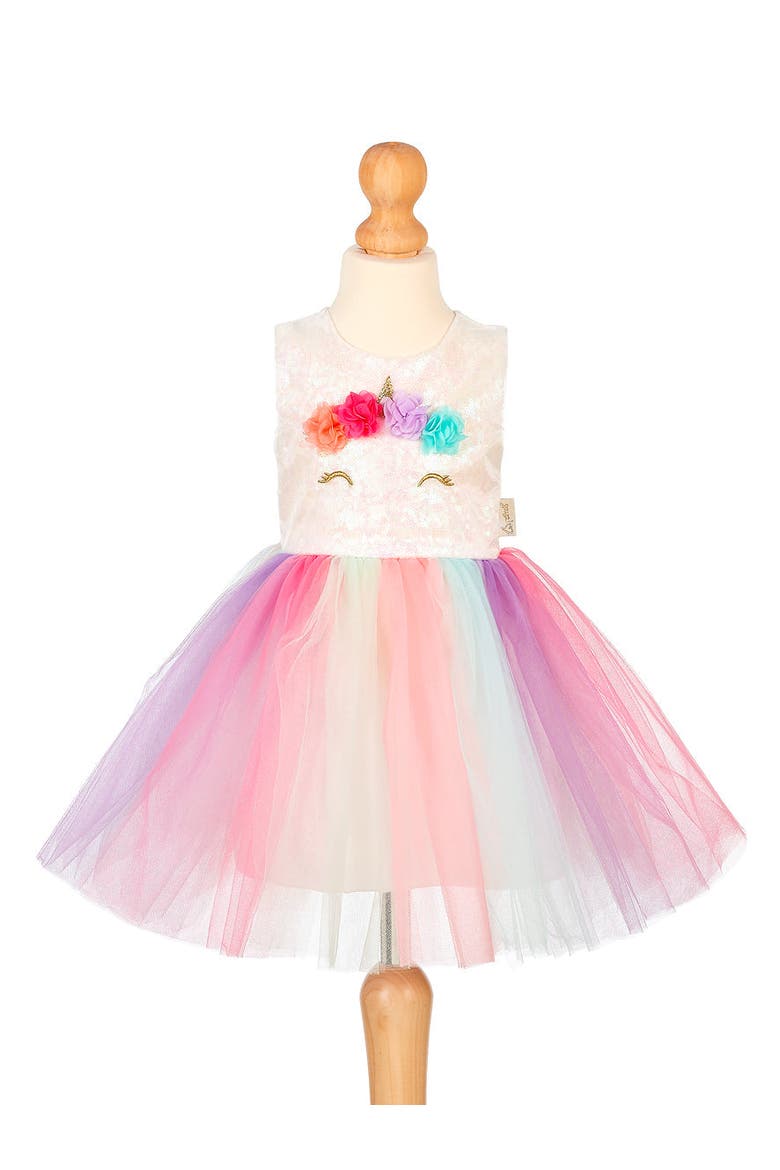 Unicorn Costume Dress Carnival & Festive Use - sz 2 yrs, Main, color, Pink