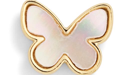 Argento Vivo Mama Pendant Necklace & Mother-of-pearl Butterfly Stud Earrings Set