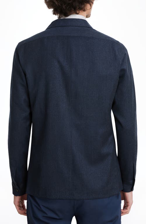Emanuel Berg Wool Flannel Shirt Jacket