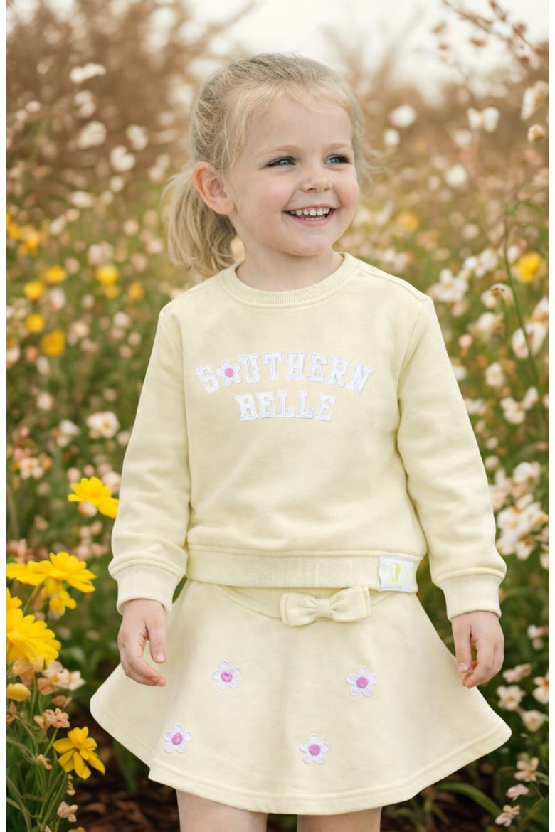 Southern Belle Sweatshirt, Alternate, color, Yellow