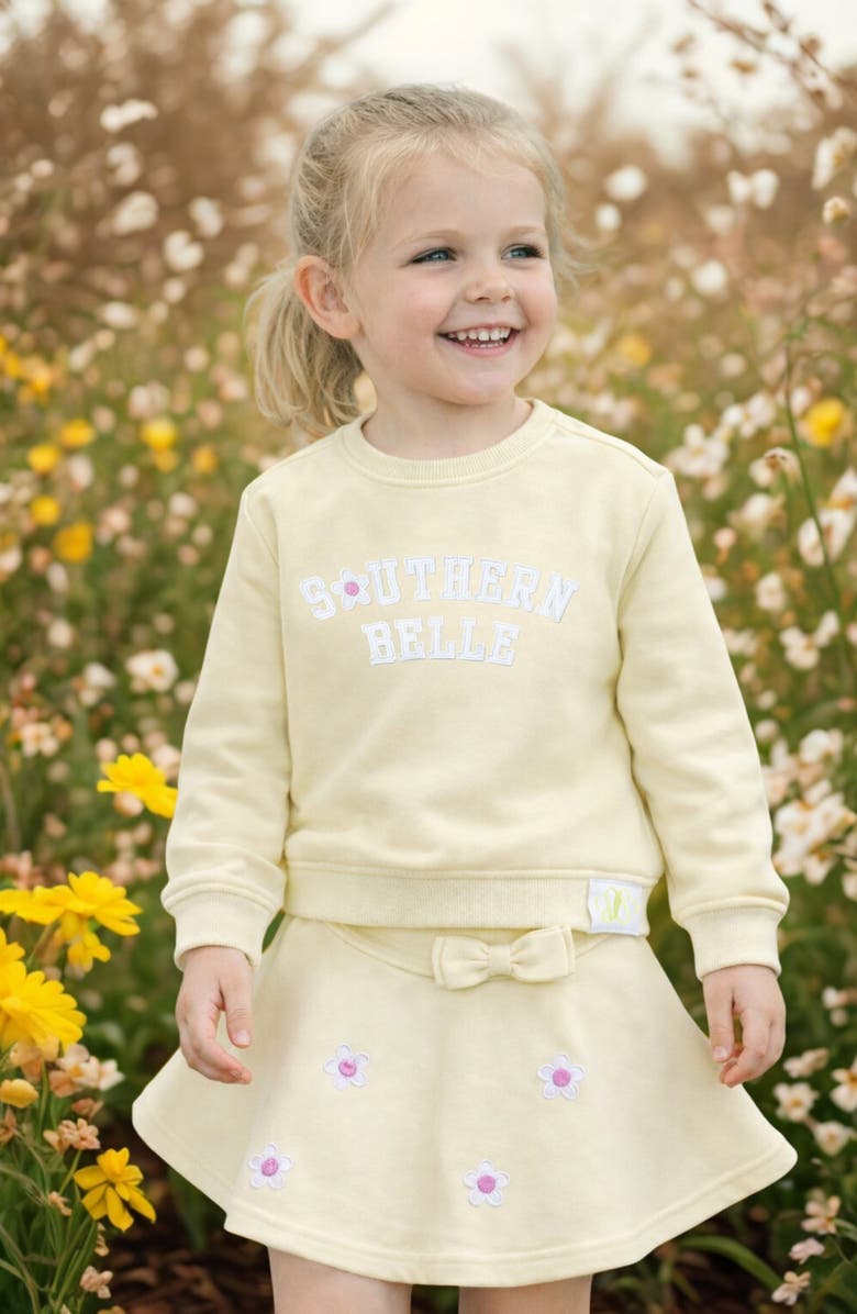 Bits & Bows Southern Belle Sweatshirt, Alternate, color, Yellow