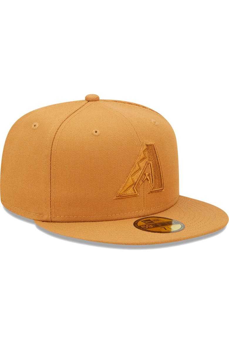 Men's New Era Brown Arizona Diamondbacks Bronze Color Pack 59FIFTY Fitted Hat, Alternate, color, Brown