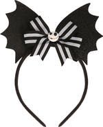 Disney The Nightmare Before Christmas Headband for Women - Black Batwings