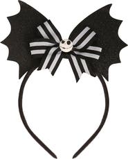 Disney The Nightmare Before Christmas Headband for Women - Black Batwings