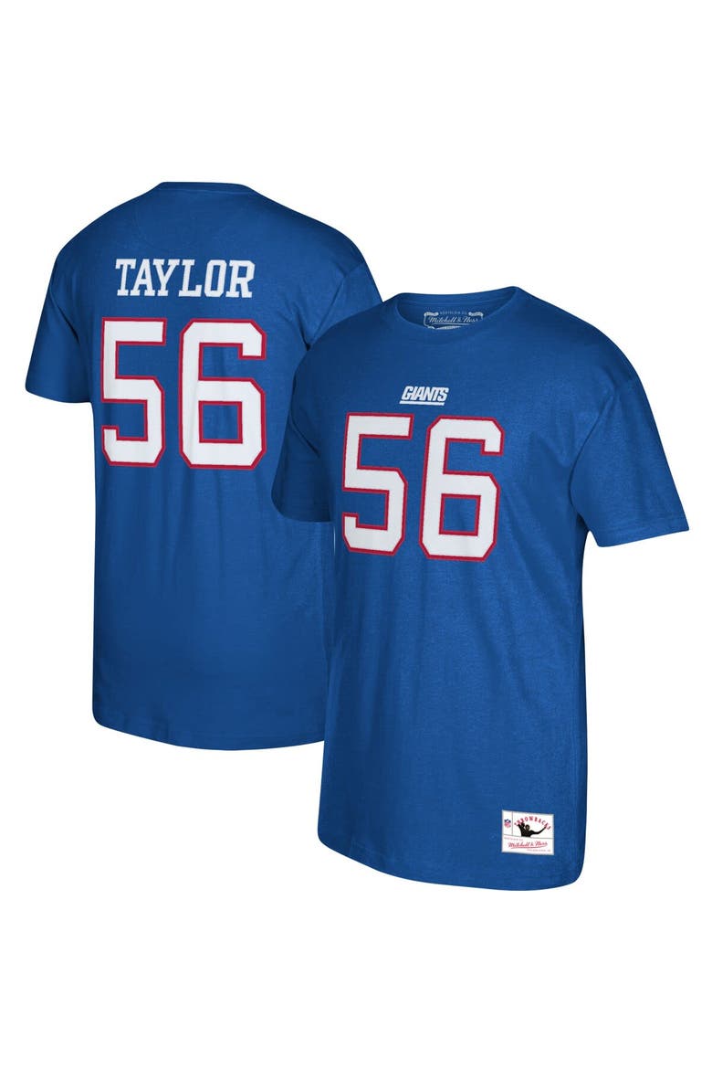 Men's Mitchell & Ness New York Giants Lawrence Taylor Royal Retired Player Name & Number T-Shirt, Main, color, Royal