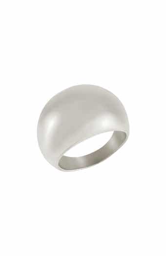 Tarnish-Resistant Dome Ring