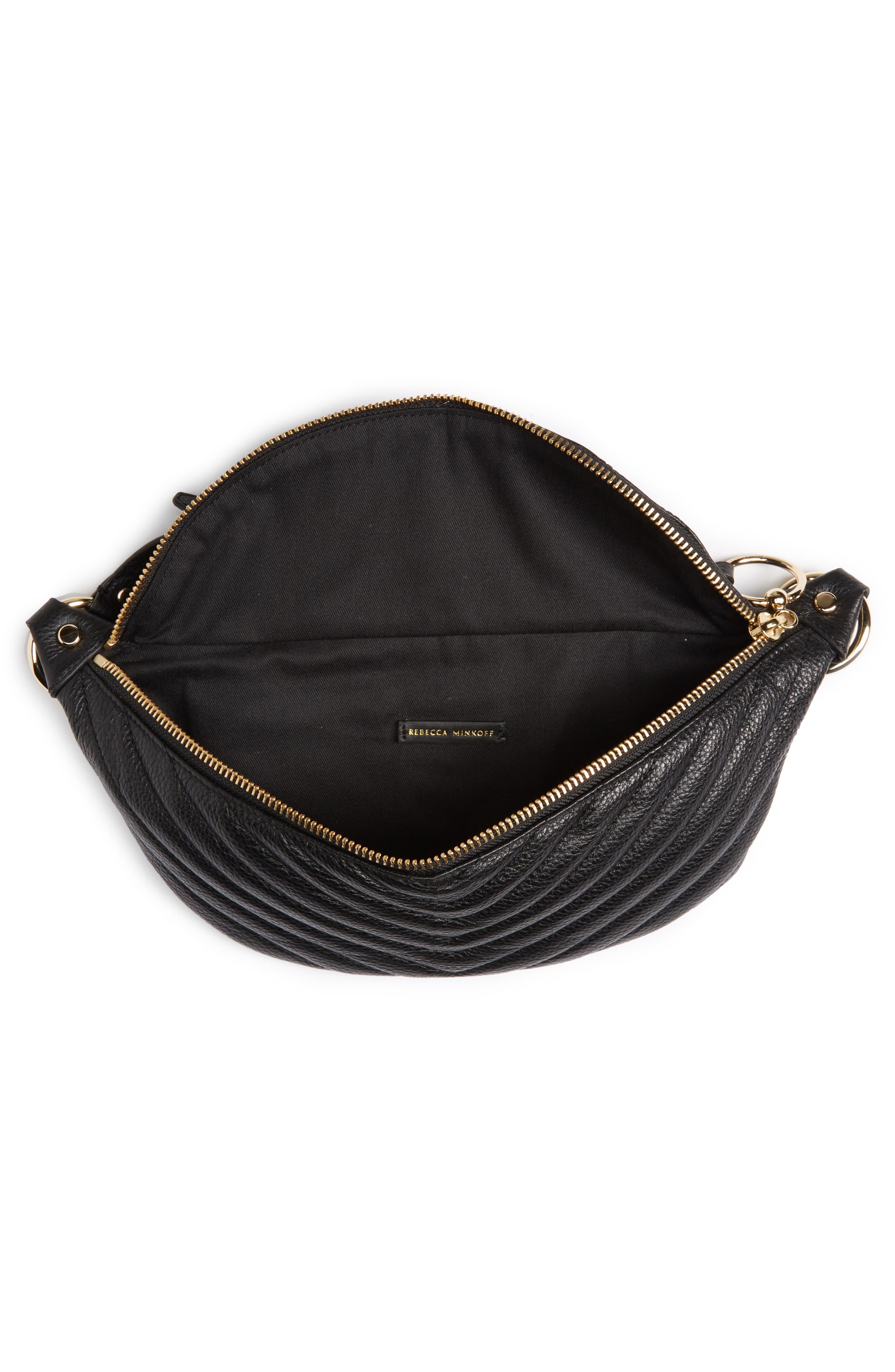 Rebecca Minkoff Edie Leather Belt Bag, Alternate, color, 