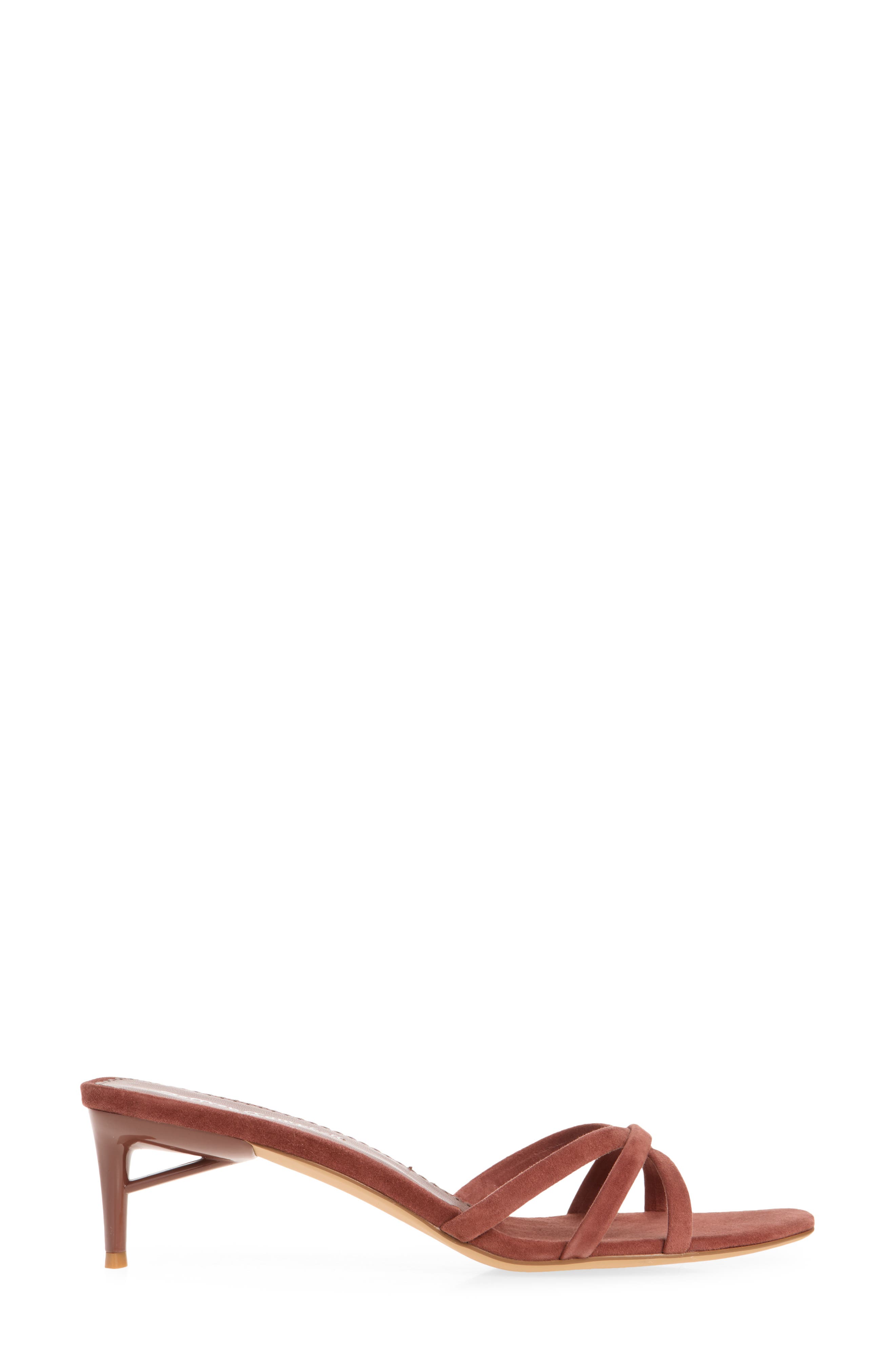 Nicoise Slide Sandal, Alternate, color, DUSTY ROSE SUEDE