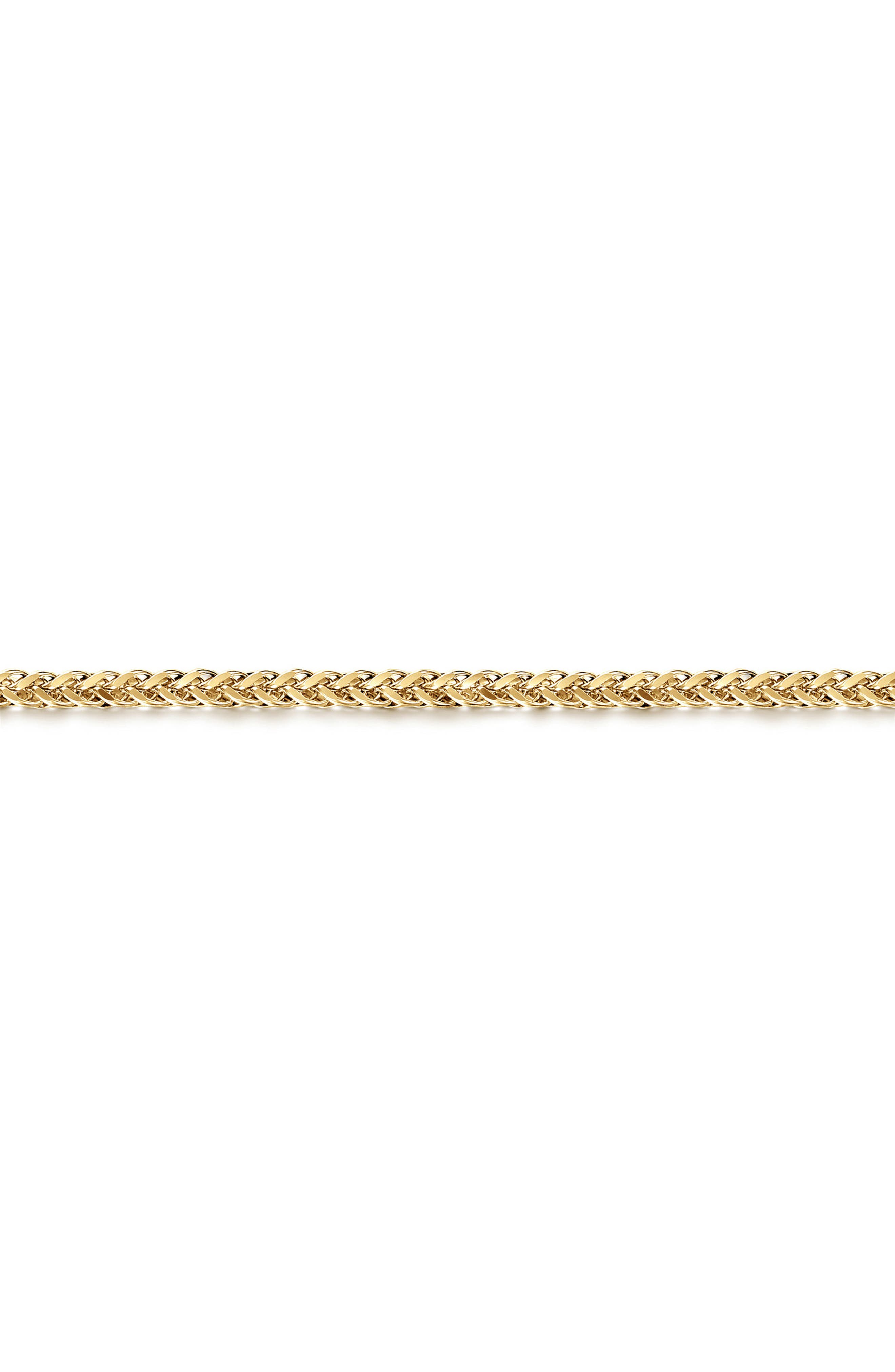 Gabriel & Co. Men's 14k Gold 4mm Chain Bracelet (Women) | Nordstrom