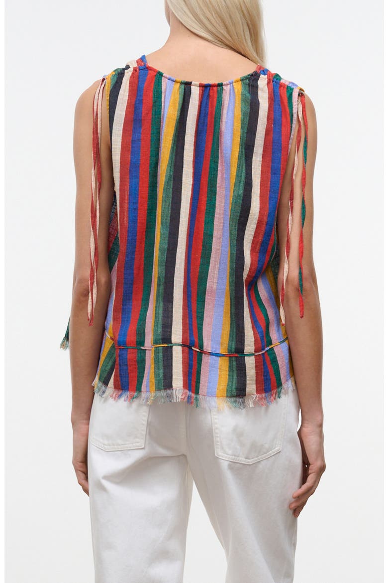 Elena Stripe Sleeveless Top, Alternate, color, ARTIST STRIPE
