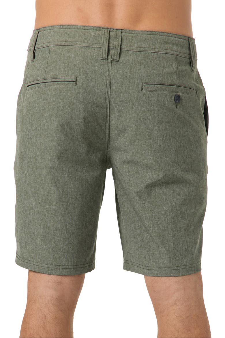 Reserve Water Resistant Hybrid Shorts, Alternate, color, HEATHER MULLED BASIL