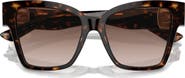 Dolce&Gabbana 54mm Gradient Square Sunglasses