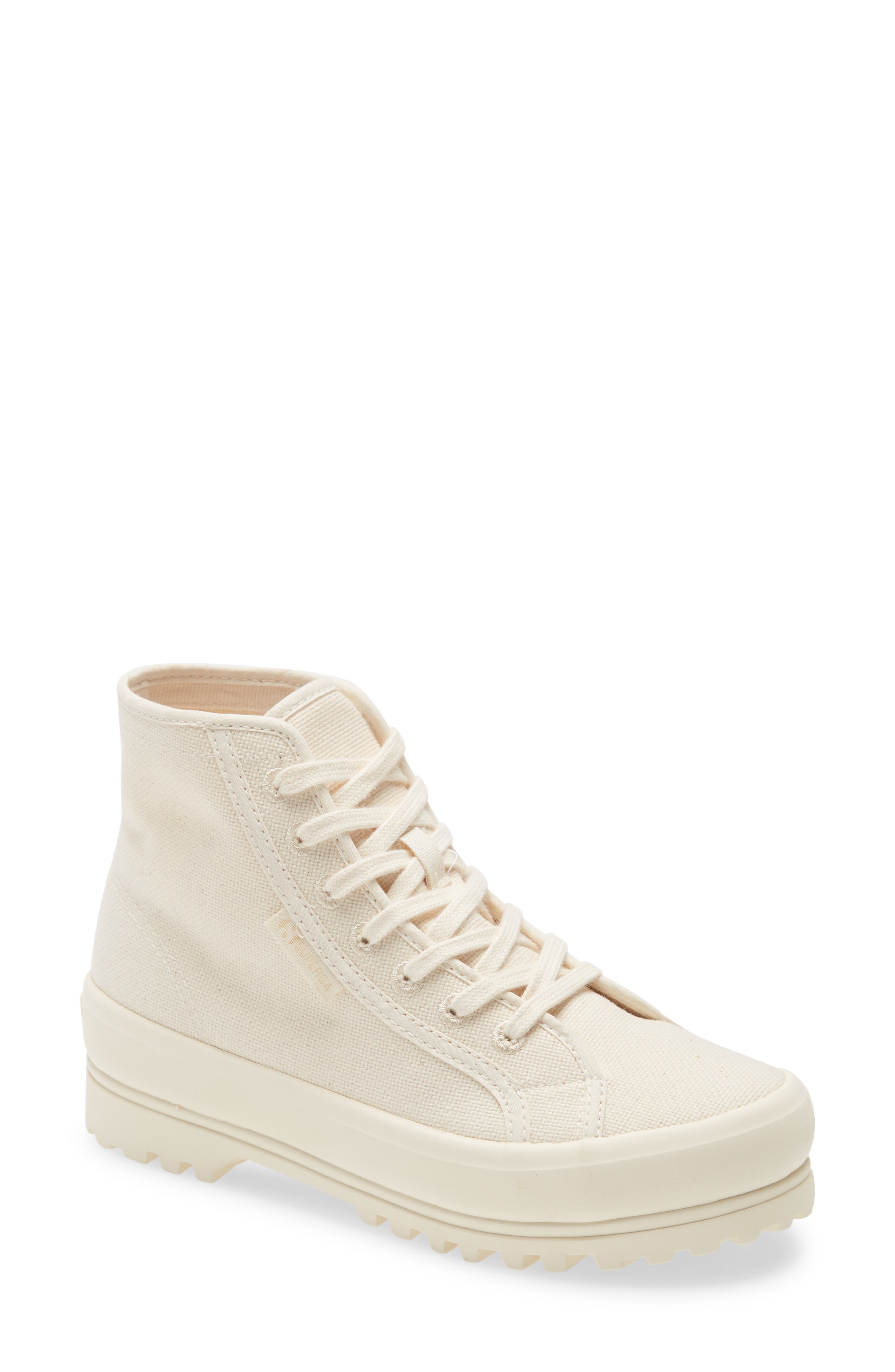 Superga 2341 Alpina Organic Canvas High Top Sneaker, Main, color, 
