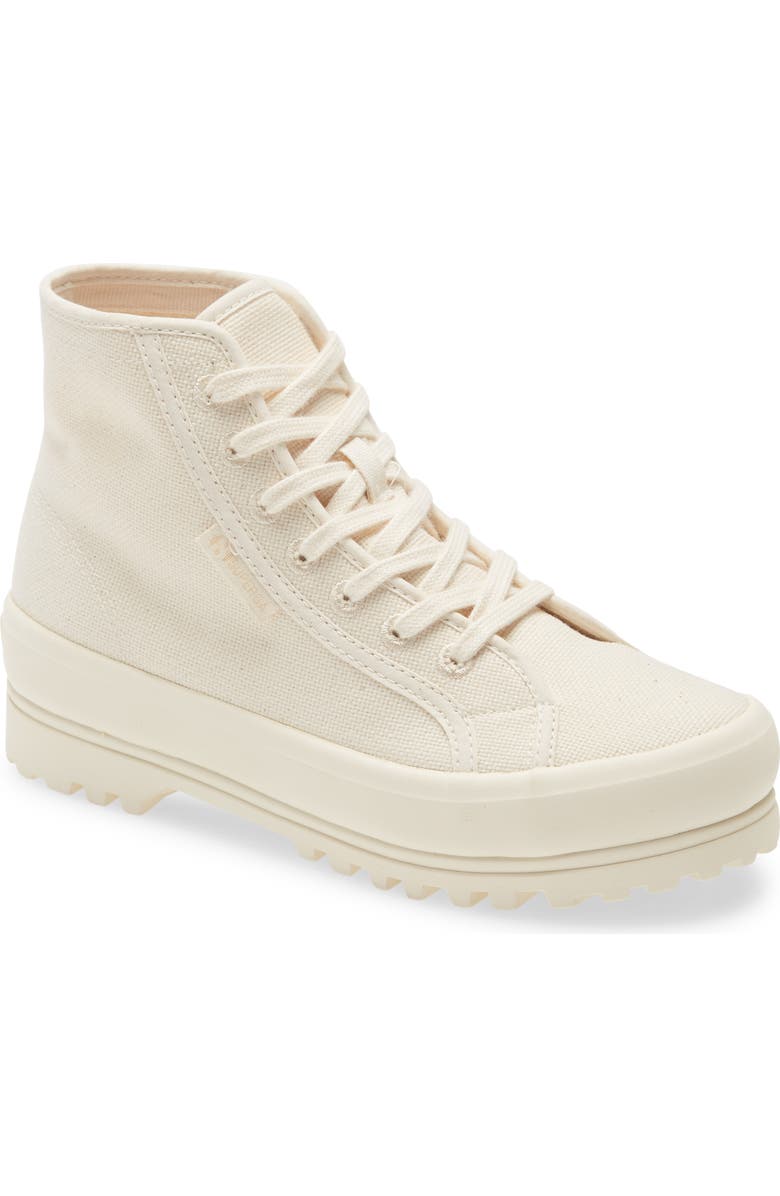 Superga 2341 Alpina Organic Canvas High Top Sneaker, Main, color,