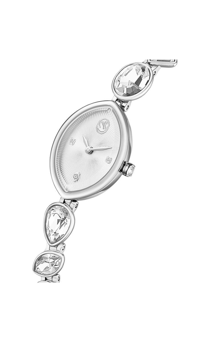 Swarovski Gema Crystal Bracelet Watch, 27mm x 20mm, Alternate, color, Silver