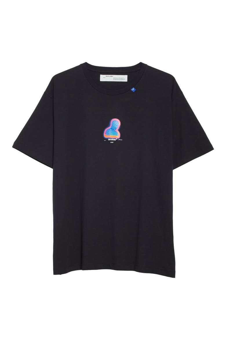 Thermo Oversize Graphic T-Shirt, Alternate, color, BLACK MULTICOLOR