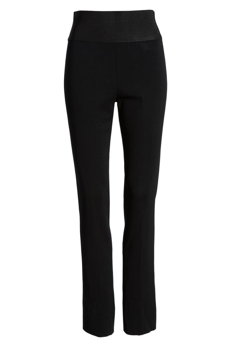 Slim Knit Pants, Alternate, color, BLACK