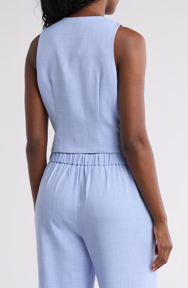 Gemma + Jane V-Neck Vest, Alternate, color, Blue