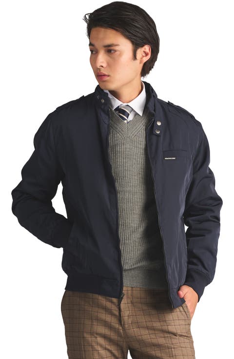 Men's Heavy Iconic Racer Quilted Lining Jacket (Slim Fit)