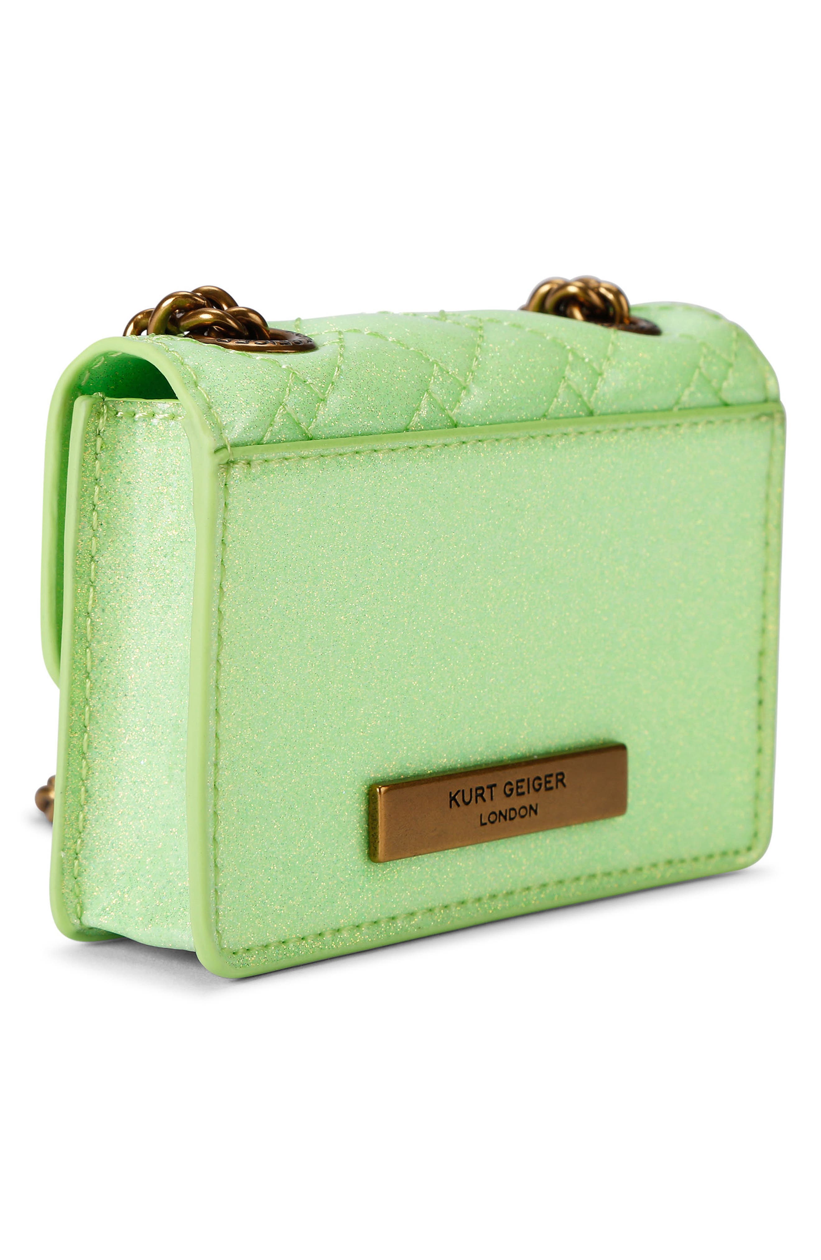 Kurt Geiger London Micro Kensington Quilted Convertible Crossbody Bag, Alternate, color, 