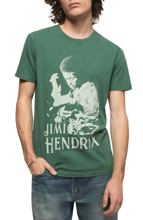 Jimi Hendrix Cotton Graphic T-Shirt
