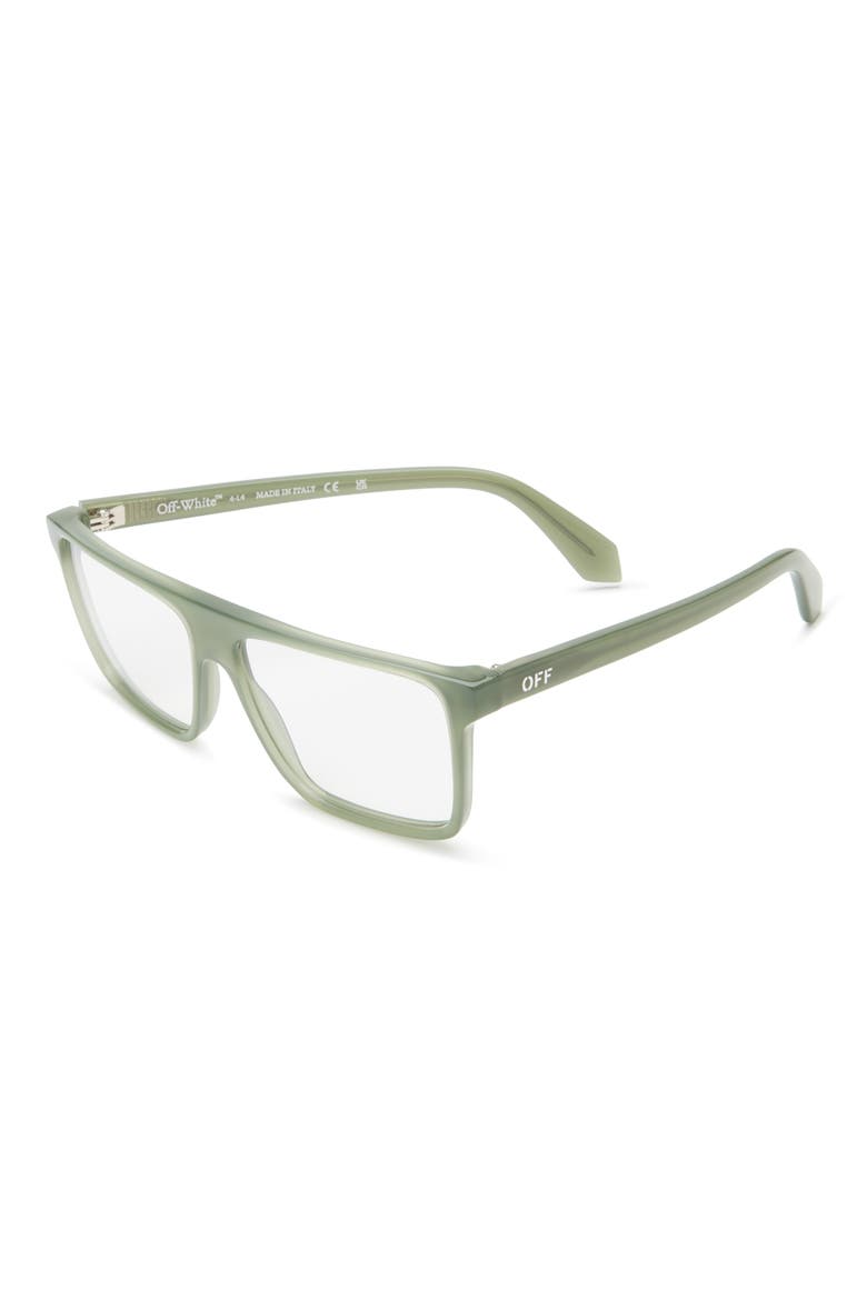 Blue Light Filtering Square Glasses, Alternate, color, SAGE GREEN BL
