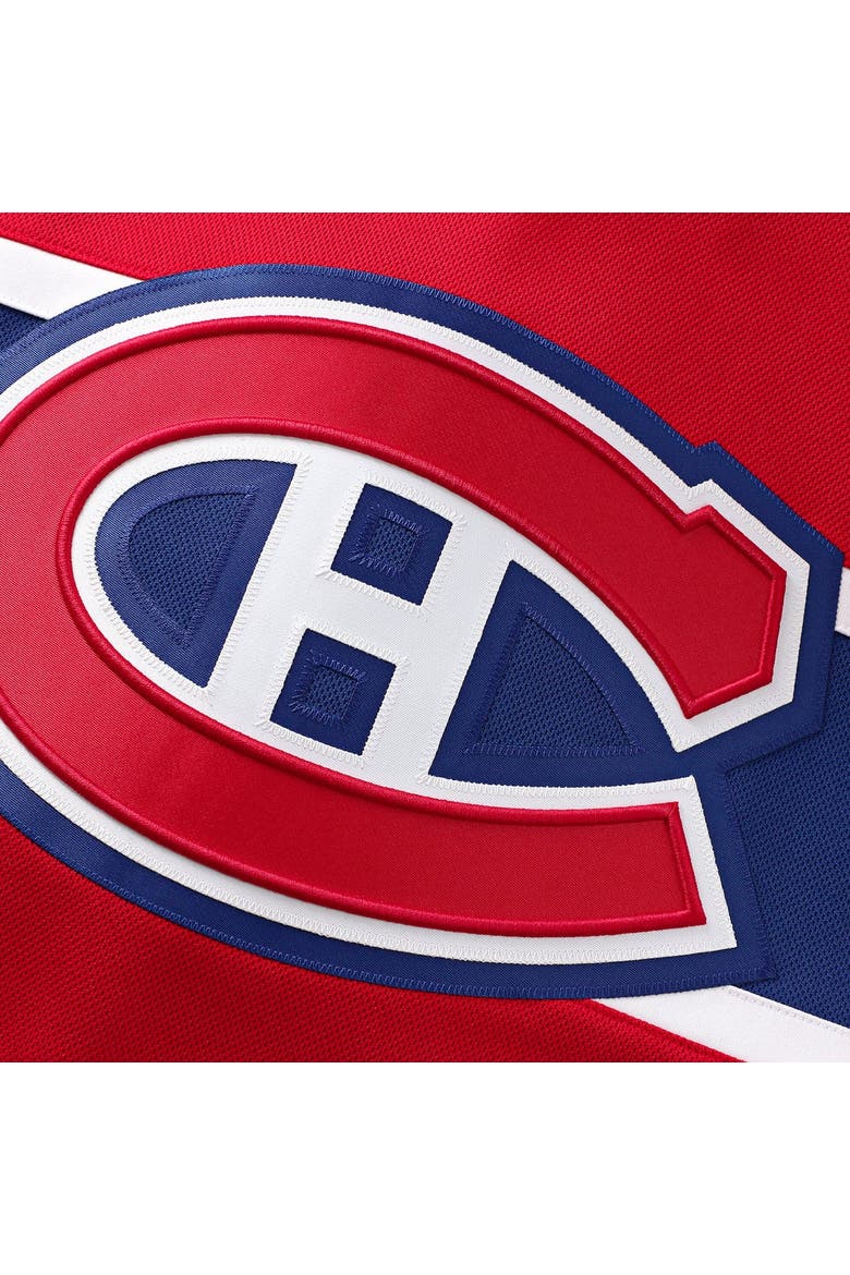 Men's Fanatics Lane Hutson Red Montreal Canadiens Home Premium Jersey, Alternate, color, Red