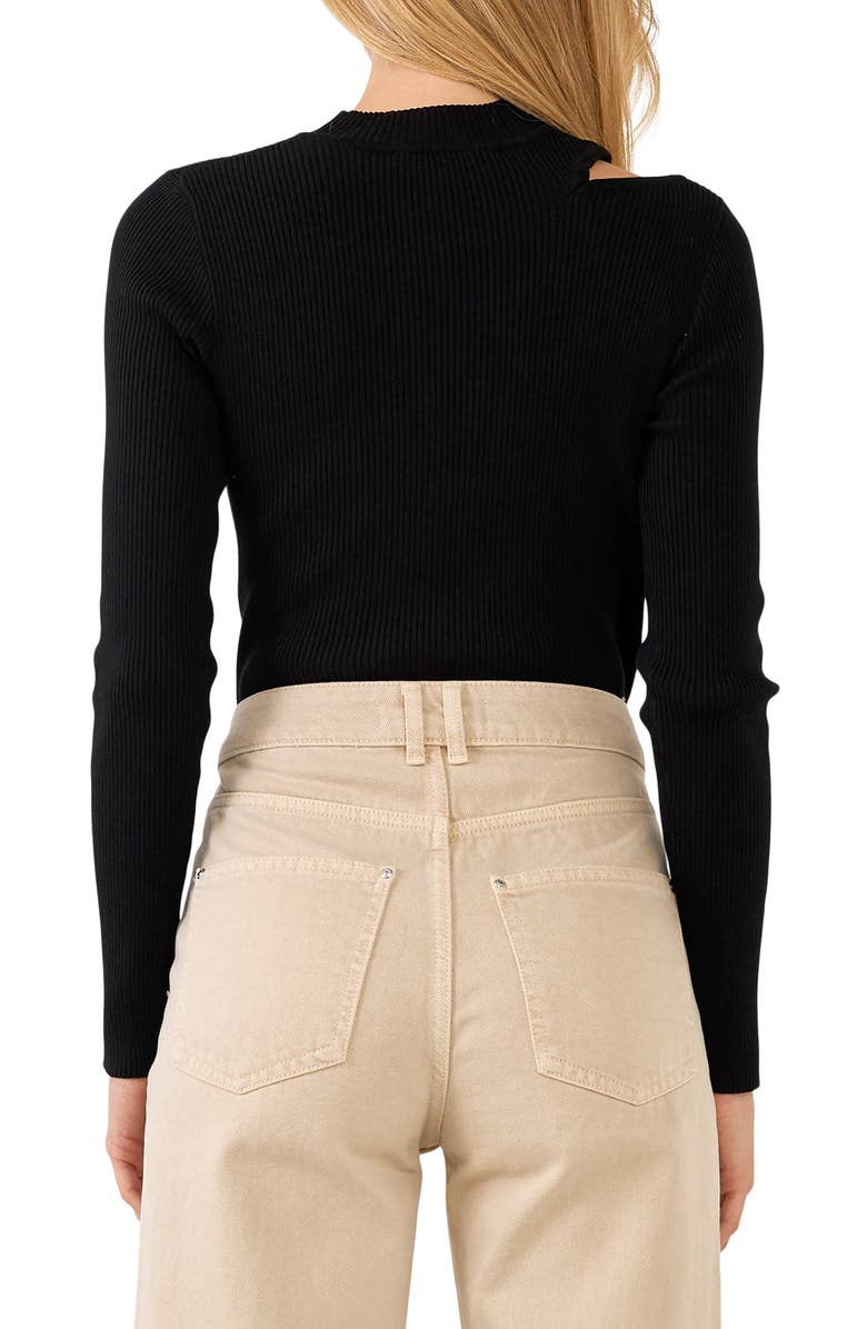 Endless Rose Cutout Sweater, Alternate, color, 