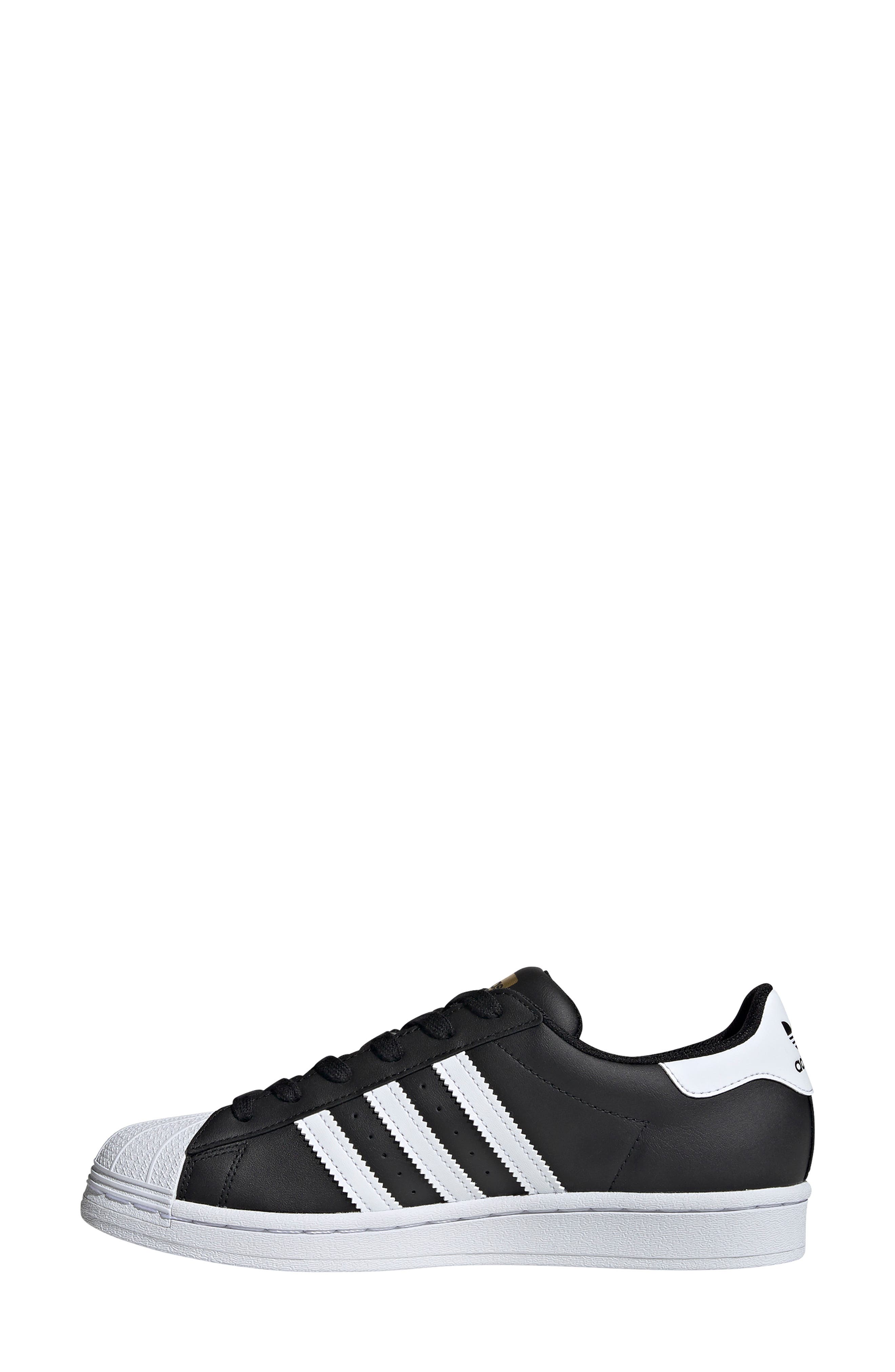 Superstar Sneaker, Alternate, color, BLACK/ WHITE/ BLACK