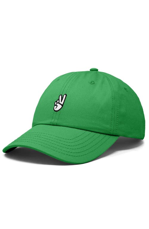 DALIX DALIX PEACE SIGN EMBROIDERED DAD HAT 