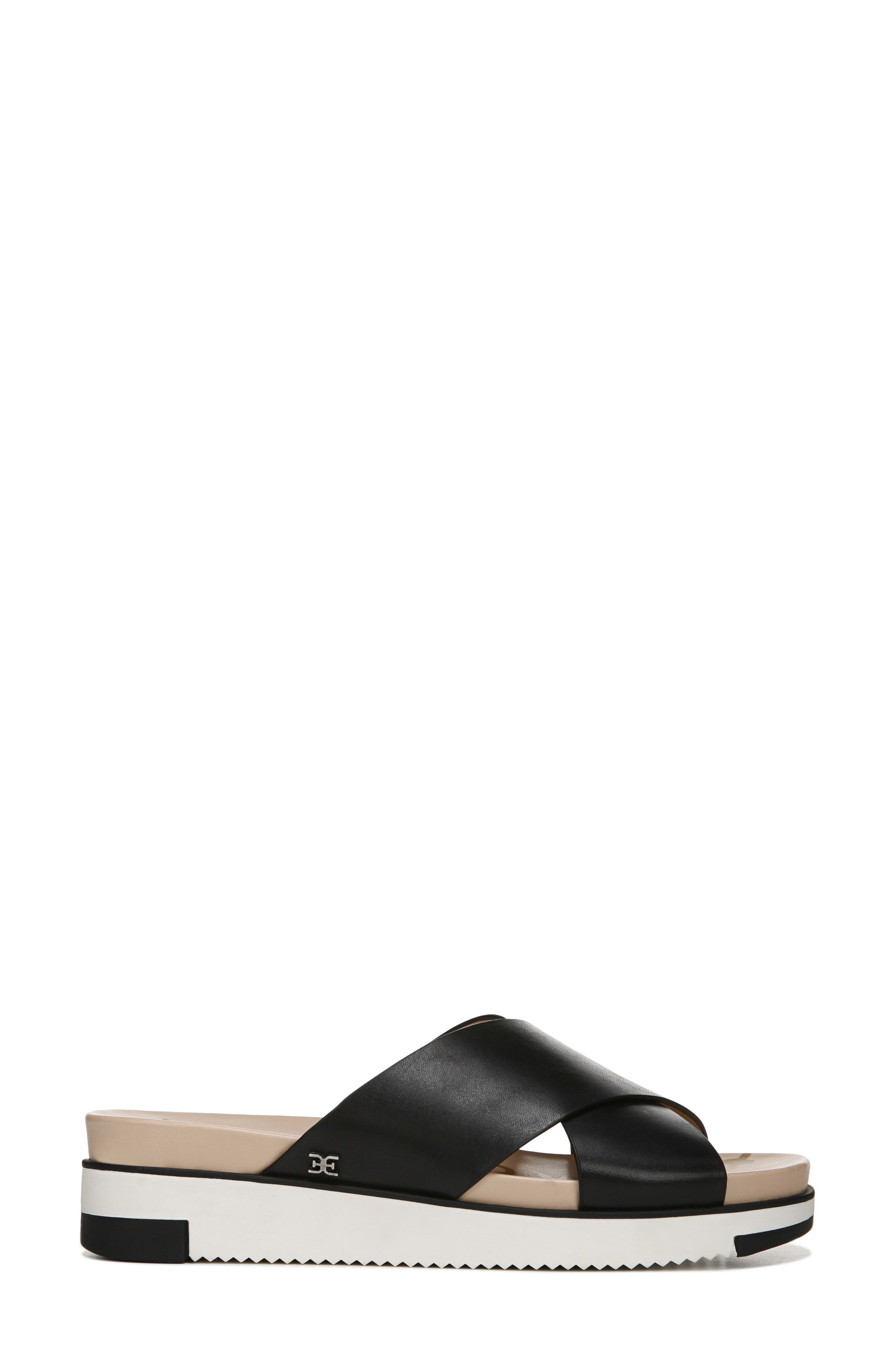 Audrea Slide Sandal, Alternate, color, BLACK