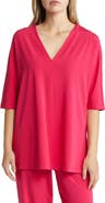 Max Mara Fuchsia Jersey Tunic Top