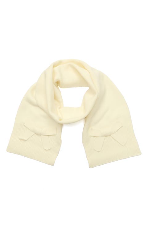bow trim scarf