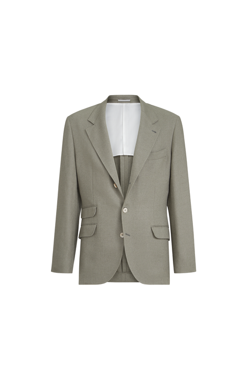 Hopsack deconstructed blazer