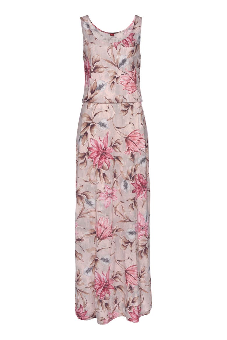 Floral Maxi Dress, Alternate, color, Light Pink Floral
